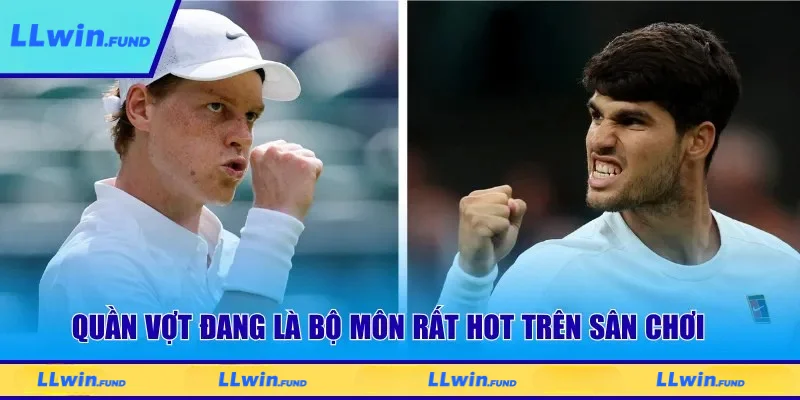 Quần vợt đang là bộ môn rất hot trên sân chơi